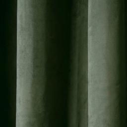 Divante Vermont Velvet Blackout Eyelet Curtain Olive 168 x 137cm - thumbnail 4
