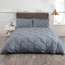 Rapport Home Balmoral Double Silver Duvet Set