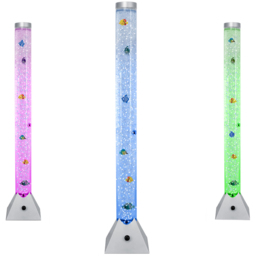 ValueLights 120cm Colour Changing Sensory Bubble Floor Lamp