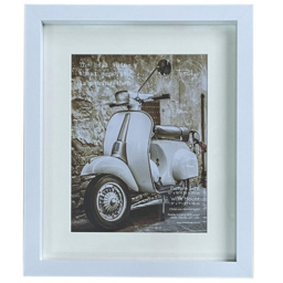 The Port. Co Gallery White Box Photo Frame Mounted 9 x 7 inch