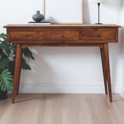 Artisan Furniture Chestnut 3 Drawer Mango Wood Console Table
