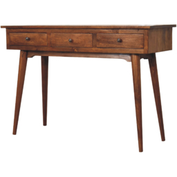 Artisan Furniture Chestnut 3 Drawer Mango Wood Console Table - thumbnail 3