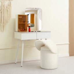 Rosie 3 in 1 Storage Stool - White - thumbnail 3
