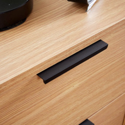 Home Source Phoenix Oak Effect 3 Drawer Bedside Storage Table - thumbnail 4