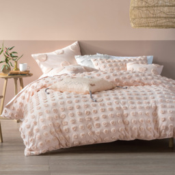 Linen House Haze Super King Tufted Duvet Cover Set - thumbnail 1