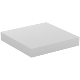 Homebase 25cm Matt White Floating Shelf 2 Pack - thumbnail 4