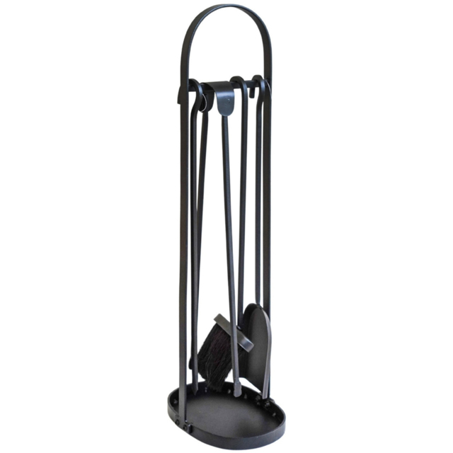 Ivyline Black Curved 4 Piece Companion Set - image 1