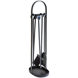 Ivyline Black Curved 4 Piece Companion Set