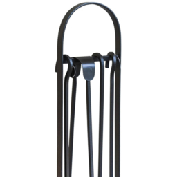 Ivyline Black Curved 4 Piece Companion Set - thumbnail 3