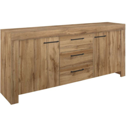 Compton 2 Door 3 Drawer Oak Sideboard - thumbnail 2