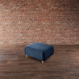 The Vienna Victoria Navy Footstool - thumbnail 4