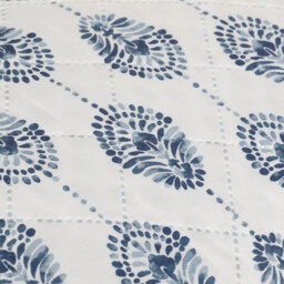 Kai Printed Bedspread - Blue - thumbnail 4