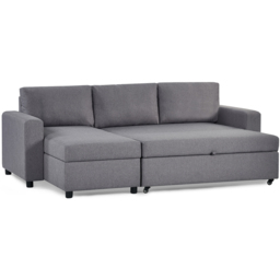 Julian Bowen Angel Double Sleeper Light Grey Sofa Bed - thumbnail 3