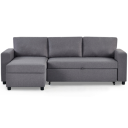 Julian Bowen Angel Double Sleeper Light Grey Sofa Bed - thumbnail 2