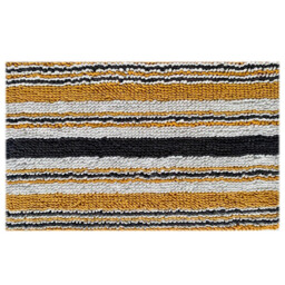 Candy Ochre Stripe Bath Mat 50 x 80cm