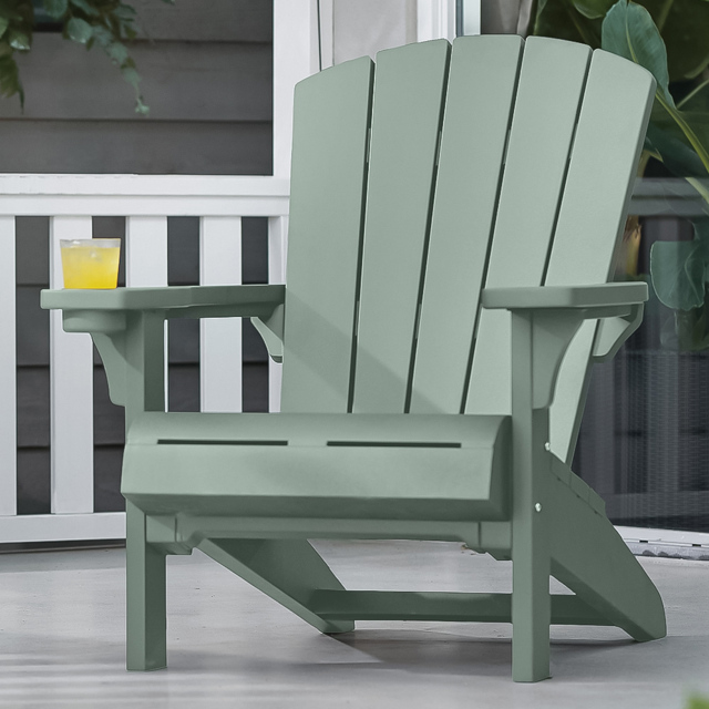 Keter Alpine Vintage Green Adirondack Chair - image 1