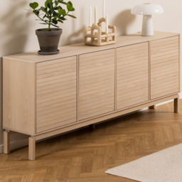 Florence Linley 4 Door White Oak Sideboard