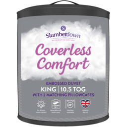 Slumberdown King Size Coverless Waffle Duvet Set 10.5 Tog - thumbnail 1