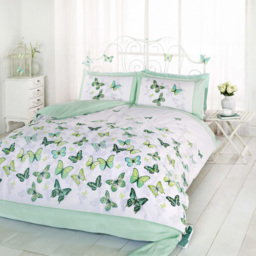 Rapport Home Flutter King Size Green Duvet Set - thumbnail 1