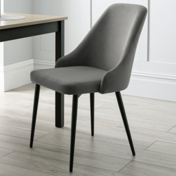 Modbury Grey Dining Chair Set of 2 - thumbnail 1