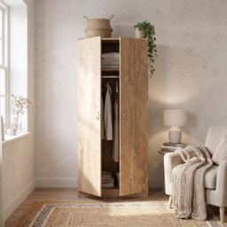 FWStyle Promo Oak 2 Door Wardrobe - thumbnail 2