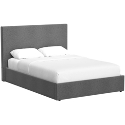 FWStyle Rufford Grey Fossil King Size Front Lift Ottoman Bed Frame with Padded Headboard - thumbnail 4