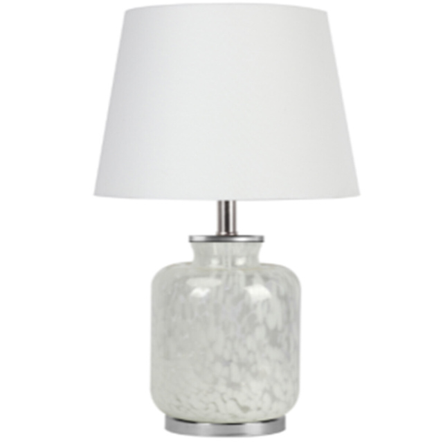 Arianna White and Grey Table Lamp - image 1