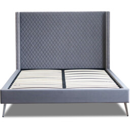 Vanessa Grey King Size Fabric Bed - thumbnail 3