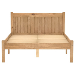 Rio Brown Small Double Bed Frame - thumbnail 3