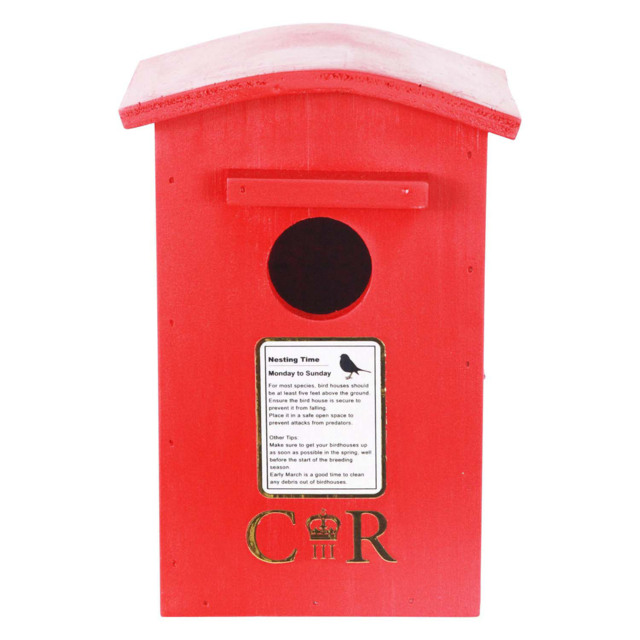 Red Post Box Bird Nester