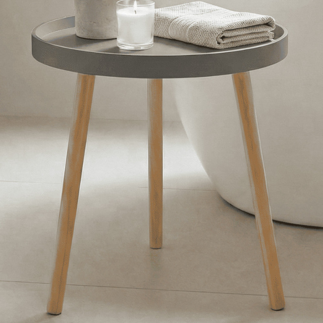 Home Source Marlow Grey Side Table - image 1