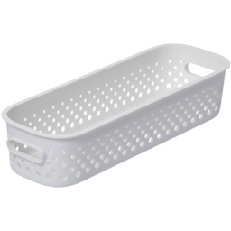 SmartStore Essence Slim White Organiser Storage Basket 1.3L 3 Pack - thumbnail 3