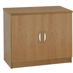 R White Cabinets 2 Door Oak Desk Height Cupboard - thumbnail 2