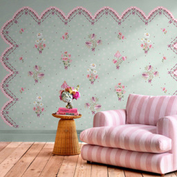 Cath Kidston Stitch In Time Green Mural