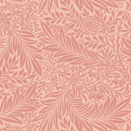 Origin Murals Trailing Ferns Pink Wall Mural - thumbnail 2