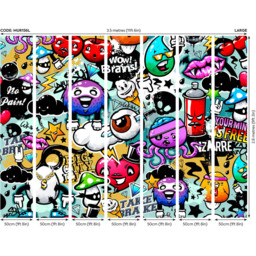 Origin Murals Graffiti Monster Multicolour Wall Mural - thumbnail 3