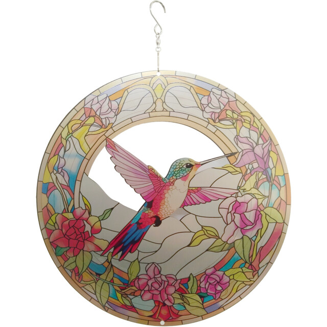 Hummingbird Steel Wind Spinner - image 1