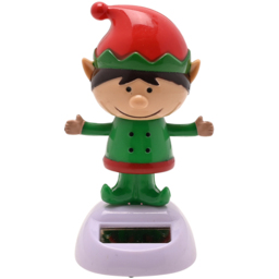 The Seasonal Gift Co. Solar Elf Bobble Head - thumbnail 1