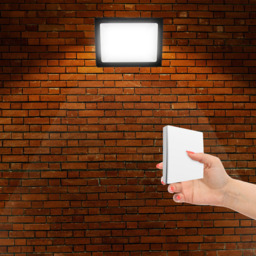 ENER-J 50W LED Floodlight Wired with 500W RF Receiver and 1G Wireless Kinetic Switch - thumbnail 2