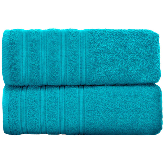 Velosso Hampi Cotton Teal Bath Sheet Set of 2 - image 1