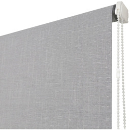 Linen Silver Textured Blackout Blind 120 x 160cm - thumbnail 3