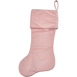 Blushing Ballroom Pink Snowflake Christmas Stocking - thumbnail 3