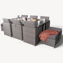 Royalcraft Paris 10 Seater Rattan Cube Dining Set - thumbnail 2