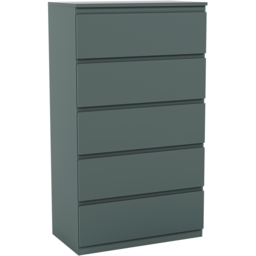 Vida Designs Denver Jasper Green 5 Drawer Chest of Drawers - thumbnail 2