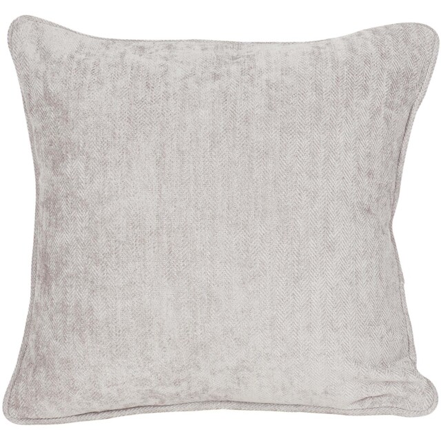 Divante Alden Dove Grey Chenille Cushion 45 x 45cm - image 1