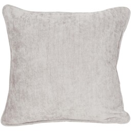 Divante Alden Dove Grey Chenille Cushion 45 x 45cm - thumbnail 1