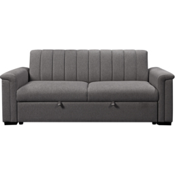 Loft24 Charlotte 3 Seater Anthracite Sofa Bed - thumbnail 2