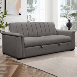 Loft24 Charlotte 3 Seater Anthracite Sofa Bed
