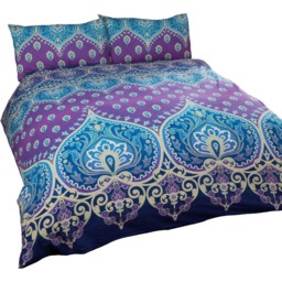 Rapport Home Asha Double Sapphire Duvet Set - thumbnail 2