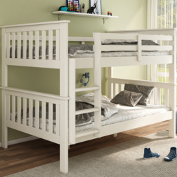 Oslo Quadruple White Bunk Bed with Orthopaedic Mattresses